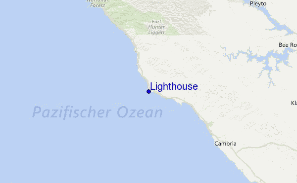 Lighthouse Location Map