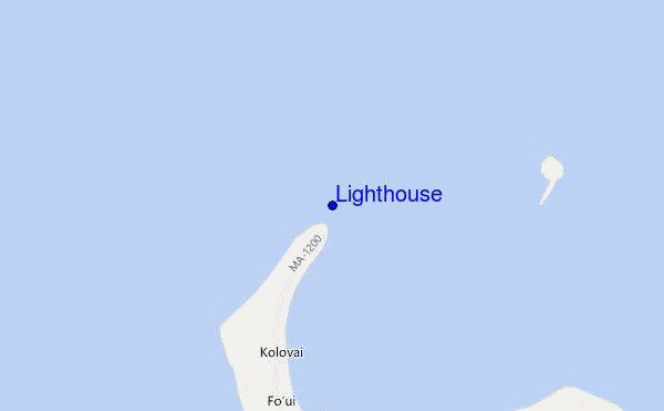 carte de localisation de Lighthouse