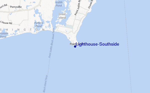 carte de localisation de Lighthouse-Southside