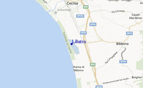 carte de localisation de Lillatro