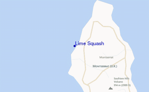 carte de localisation de Lime Squash
