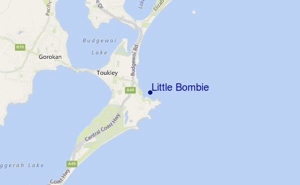 carte de localisation de Little Bombie