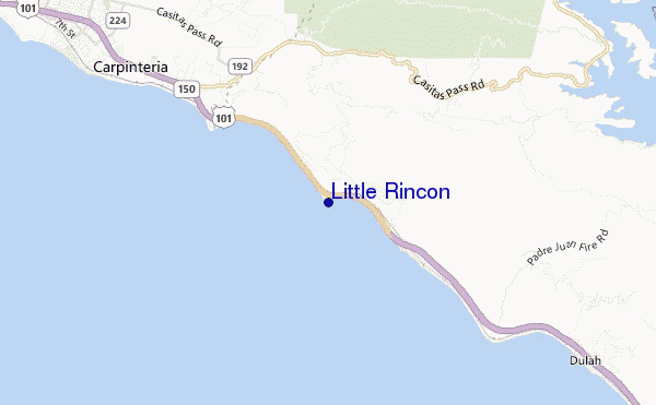 carte de localisation de Little Rincon
