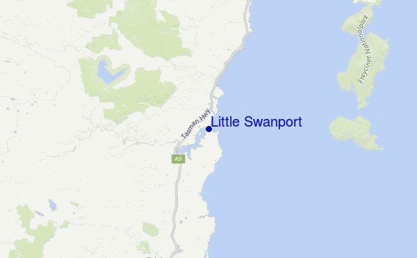 Little Swanport Location Map
