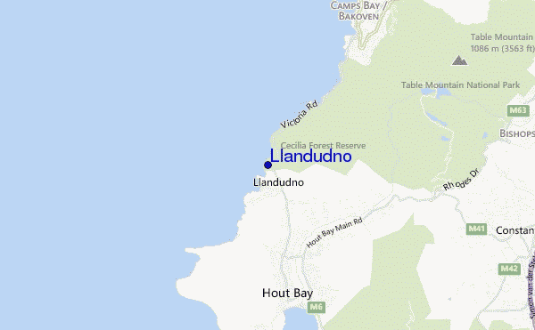 carte de localisation de Llandudno