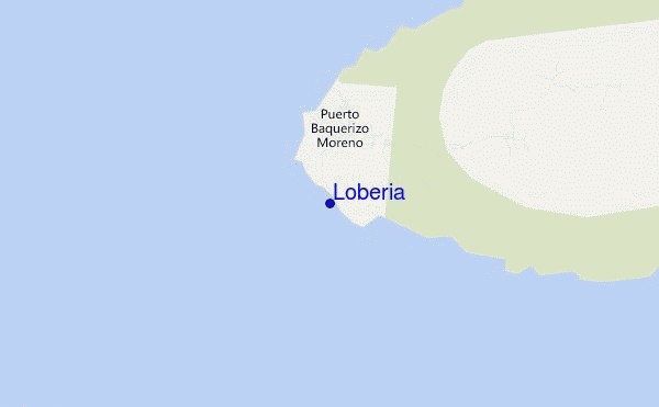 carte de localisation de Loberia