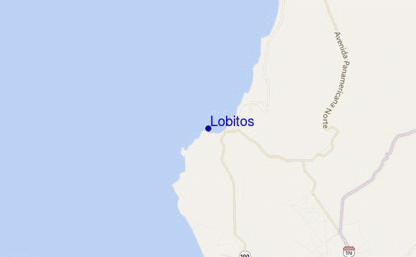carte de localisation de Lobitos
