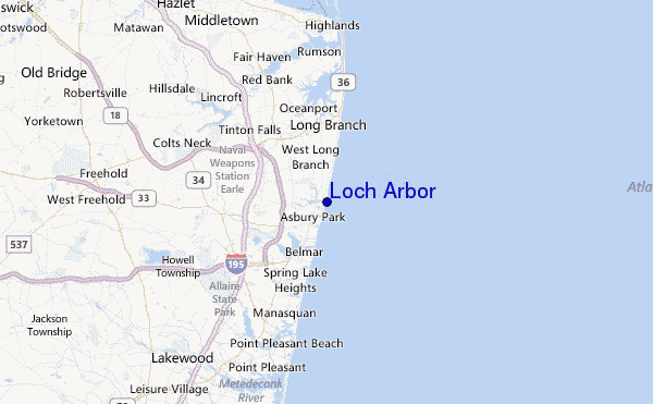 Loch Arbor Location Map