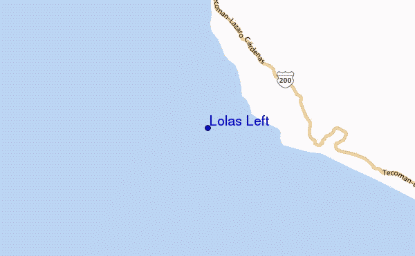 carte de localisation de Lolas Left