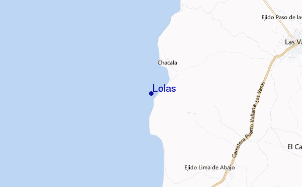carte de localisation de Lolas