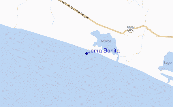 carte de localisation de Loma Bonita