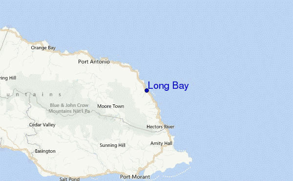 Long Bay Location Map