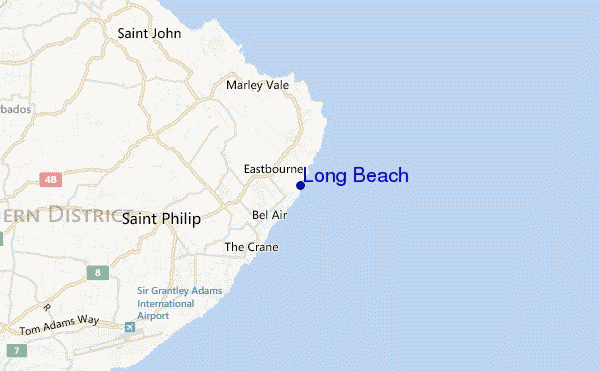 carte de localisation de Long Beach