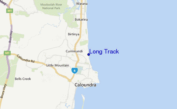 carte de localisation de Long Track