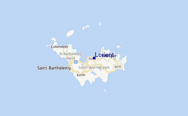 carte de localisation de Lorient