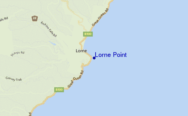 carte de localisation de Lorne Point