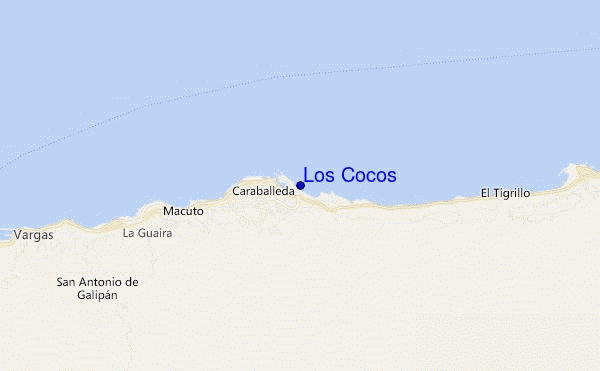carte de localisation de Los Cocos