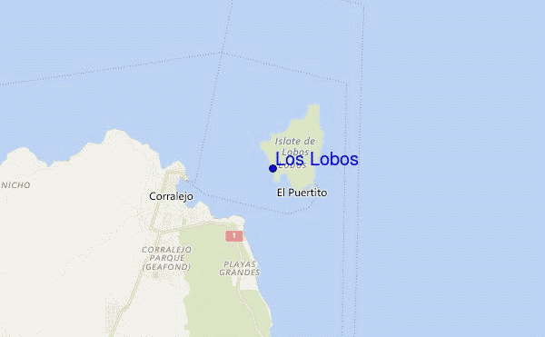 carte de localisation de Los Lobos