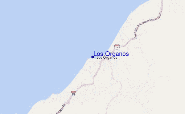carte de localisation de Los Organos