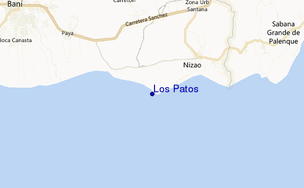 carte de localisation de Los Patos