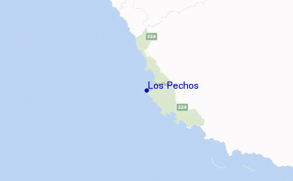 carte de localisation de Los Pechos
