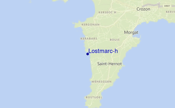 carte de localisation de Lostmarc'h