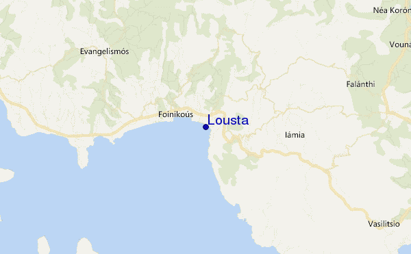 carte de localisation de Lousta