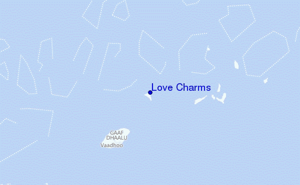 carte de localisation de Love Charms