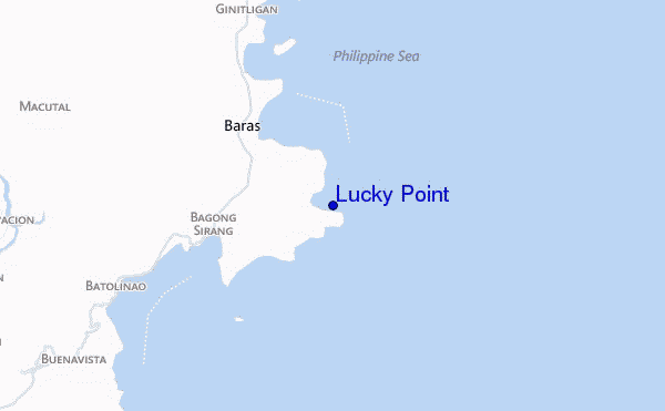 carte de localisation de Lucky Point