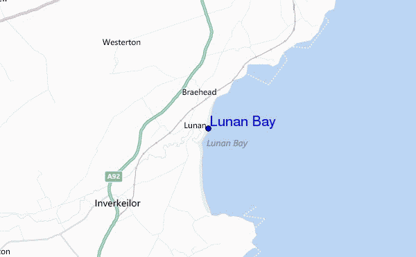 carte de localisation de Lunan Bay