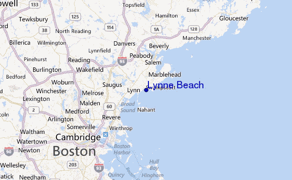 Lynne Beach Location Map