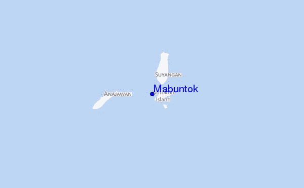 carte de localisation de Mabuntok