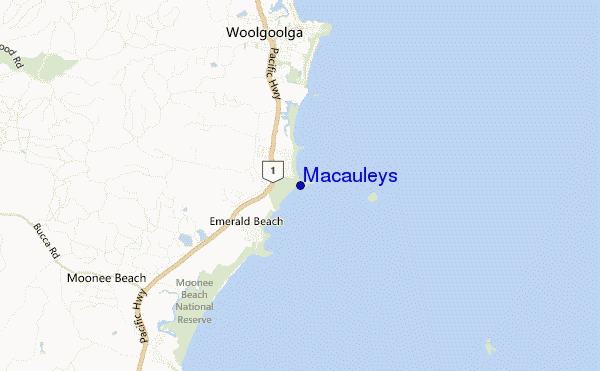carte de localisation de Macauleys