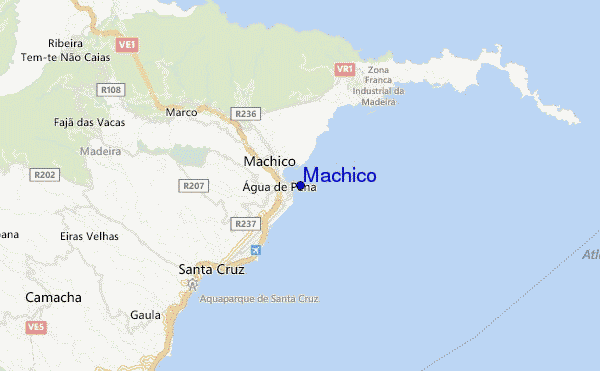 carte de localisation de Machico