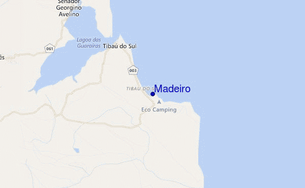 carte de localisation de Madeiro