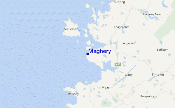 Maghery Location Map