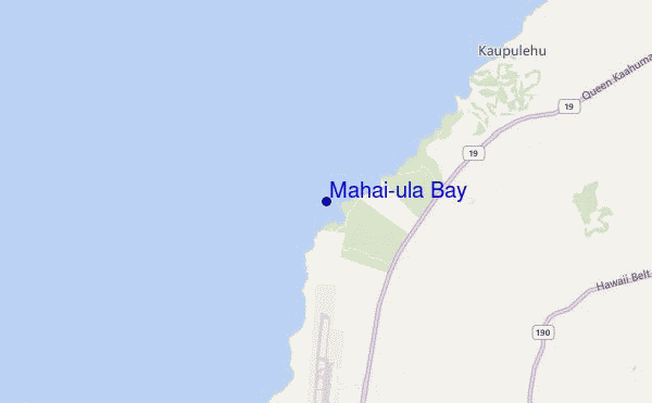 carte de localisation de Mahai'ula Bay