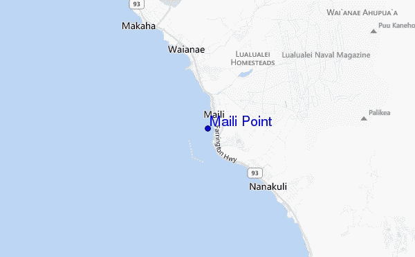 carte de localisation de Maili Point