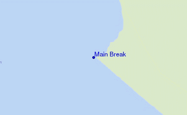 carte de localisation de Main Break
