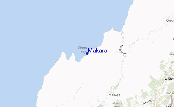 carte de localisation de Makara