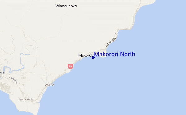 carte de localisation de Makorori North