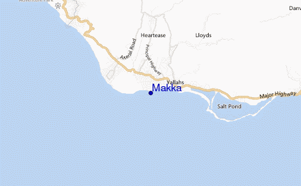 carte de localisation de Makka