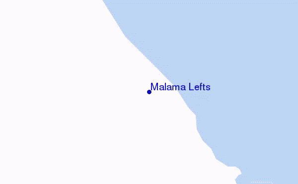 carte de localisation de Malama Lefts