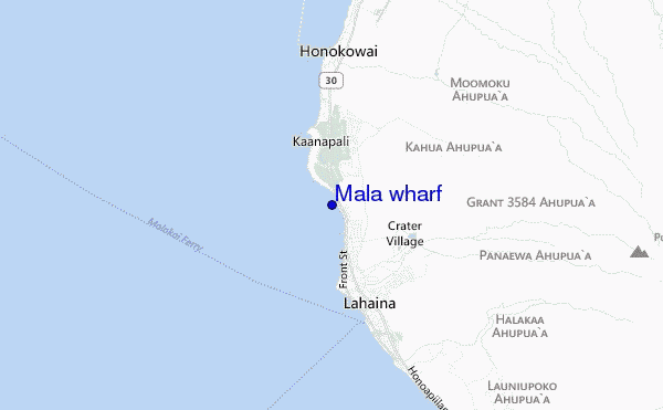carte de localisation de Mala wharf