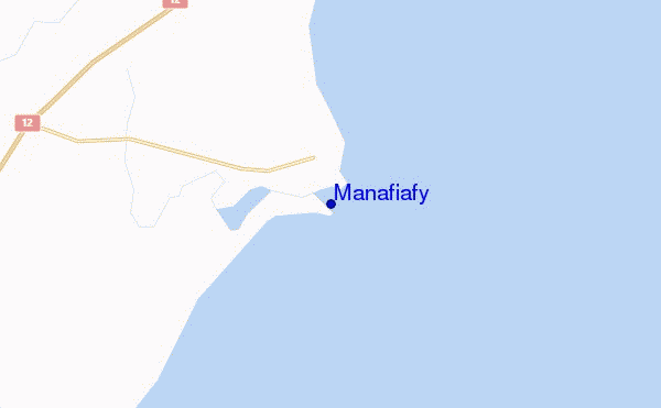 carte de localisation de Manafiafy