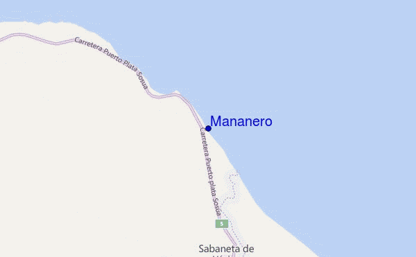 carte de localisation de Mañanero