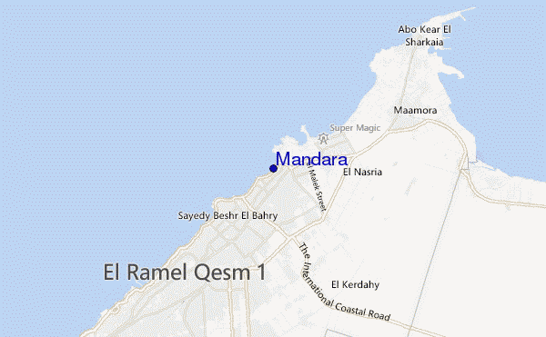 carte de localisation de Mandara