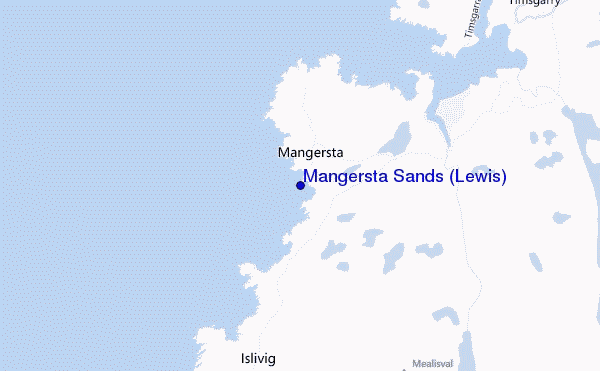 carte de localisation de Mangersta Sands (Lewis)