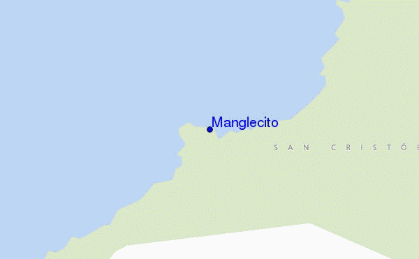 carte de localisation de Manglecito