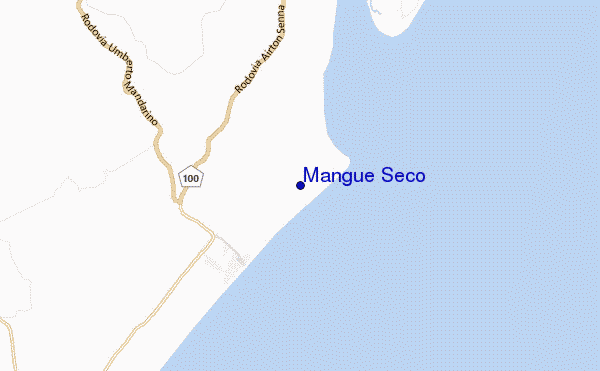 carte de localisation de Mangue Seco